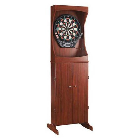 Hathaway Outlaw Dartboard and Cabin.t Set,Cherry BG1040