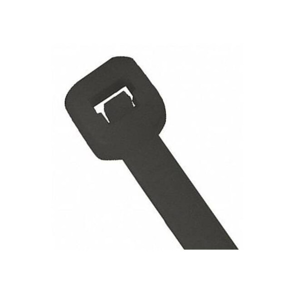 Partners Brand Cable Tie, 7 in L, Black, 50 lb Strength, 1000 PK CTUV750