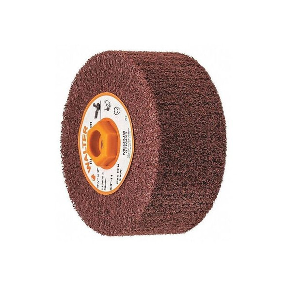 Walter Surface Technologies Finishing  Drum,4-1/2"x2",Medium 07M423
