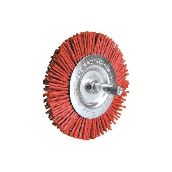 Century Drill & Tool Radial Brush,Fine Nylon, 150 Grit,4 in. 77443
