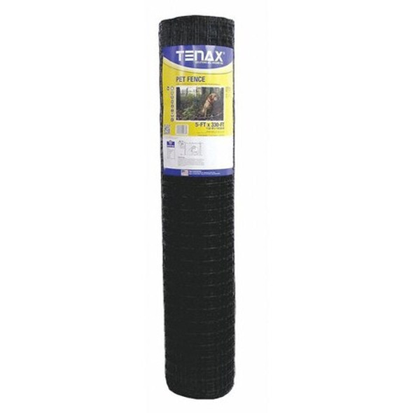 Tenax Pet Fence,Select,5ft.x330ft.,Black 2A140076 Tenax Pet Fence,Select,5ft.x330ft.,Black 2A140076