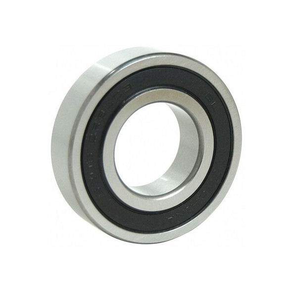 Deep Groove Radial Ball Bearing, Double Sealed Closure, 1-1/4 in Bore Dia