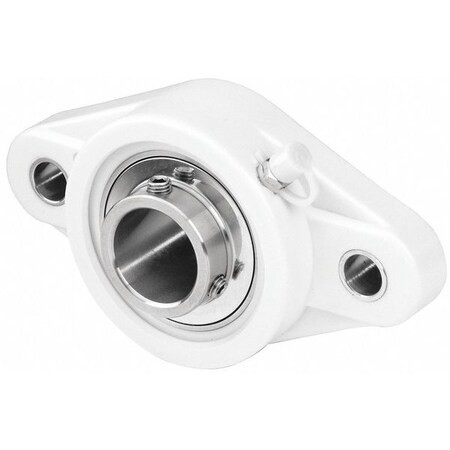 Tritan Falange,2 Bolt,Thermplstc SS,Bore 1.25" UCFLPL206-20SS