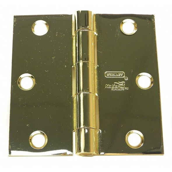 Best Template Hinge,Removable,Bright Brass F179 3X3 DOOR HINGE 3  STL