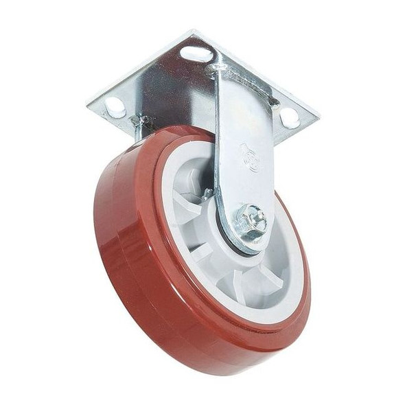 Greenlee Plate Caster,Rigid,Polyurethane,7 1/2"H CR6