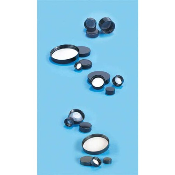 Kimble Chase Cap,22 mm Dia,Black,PK144 75202G-22400 Kimble Chase Cap,22 mm Dia,Black,PK144 75202G-22400