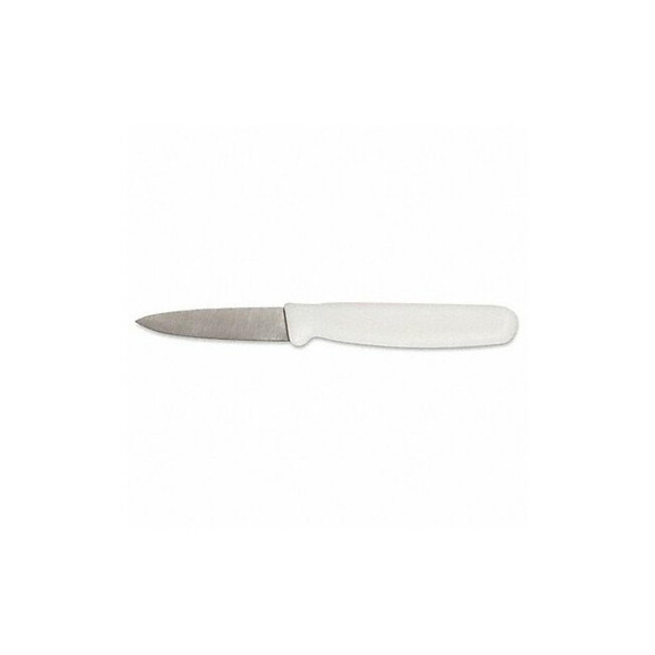 Crestware Paring Knife,Straight,3-1/2 in. L,White,PK12 KN02