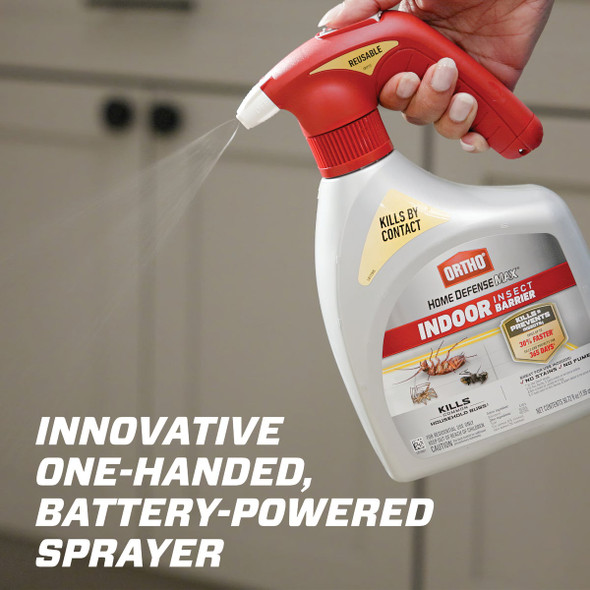 Ortho Home Defense MAX 50 Oz. Battery Powered Sprayer Indoor Insect Barrier