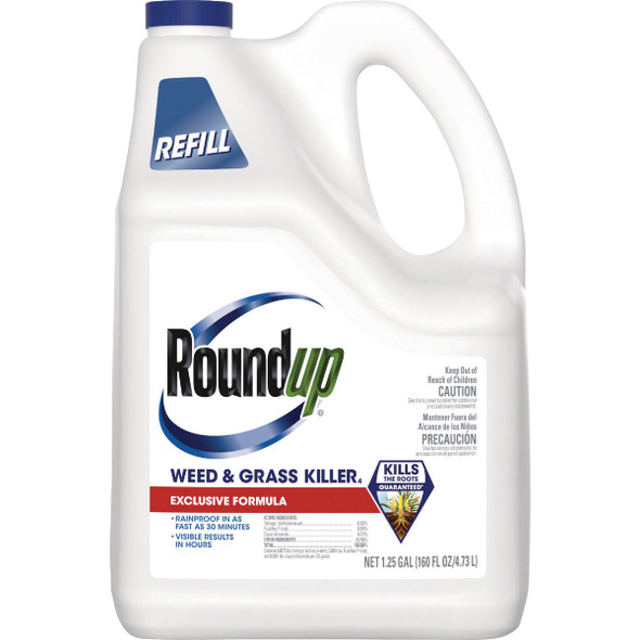 Roundup 1.25 Gal. Exclusive Formula Refill Weed & Grass Killer 5378004