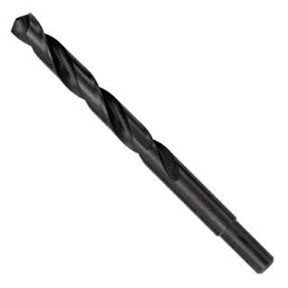 29/64" Heavy-Duty High Speed Steel Fractional 3/8" Reduced Shank Jobber Length Drill Bit 67829
