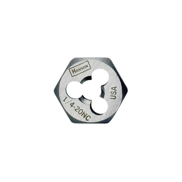 1/2" - 13 NC Right-hand Re-threading Hexagon Fractional Die, Bulk 7244