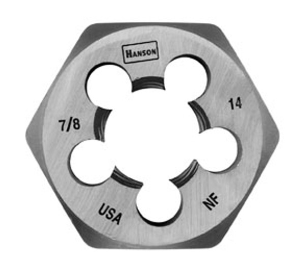 7/8" - 14 NF Hexagon Machine Screw Die, Bulk 8463