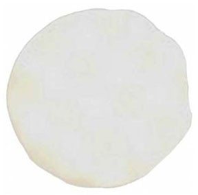 3" Hook-And-Loop Waffle Pad White- 6Pk. 03F-MEDFM-6
