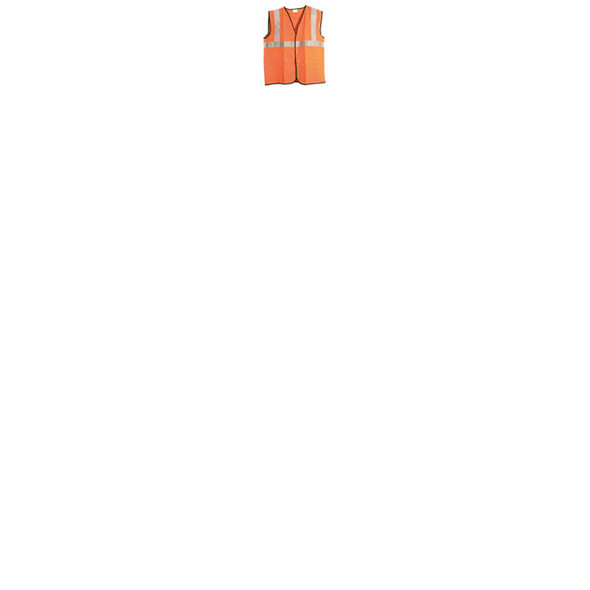 ANSI Class 2 Safety Vest, Orange, 4XL 692-1213