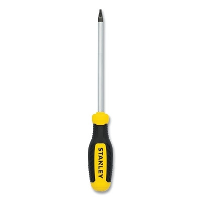 Square Tip Screwdriver, 3 Pt Tip Size, 6 in Shank Length