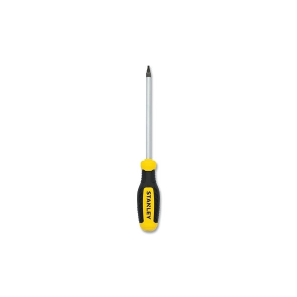 Square Tip Screwdriver, 3 Pt Tip Size, 6 in Shank Length
