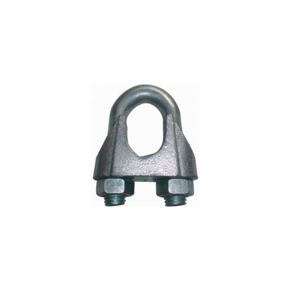 Elite Sales EGC18 1/8"" Zinc Plated Wire Rope Clip - Pack of 100
