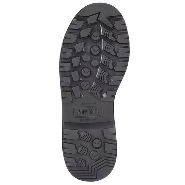 Women's 6-Inch Work Boot, 9 1-2 W, Steel Toe, 6 in H, Black, W201153