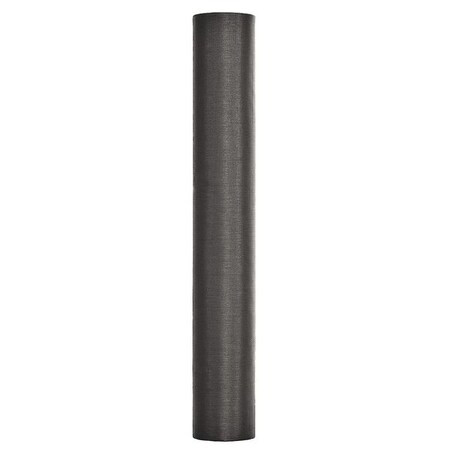 Replacement Screen, Fiberglass, 36 in W, 100 ft L, 0.011 in Wire Dia, Charcoal