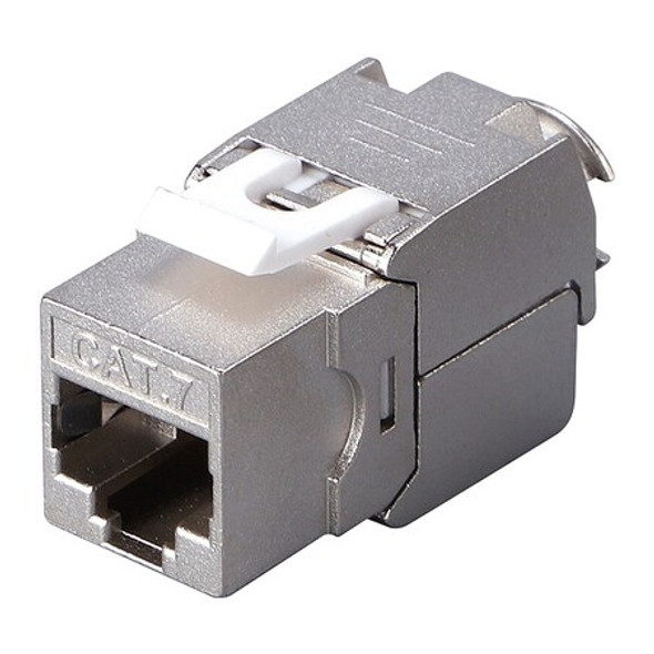 Triplett Shielded Metal Connector,White,PK10 CAT7-KJSWH-10PK