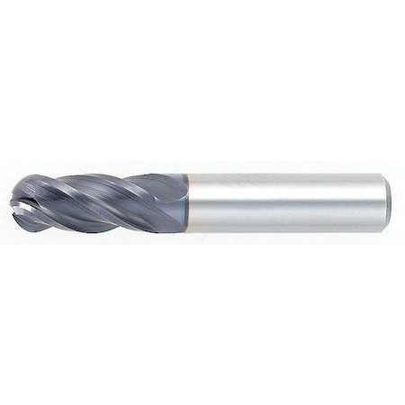 Osg Carbide End Mill,HP441BN,3/8 D,1 Cut L HP441-3750-BN