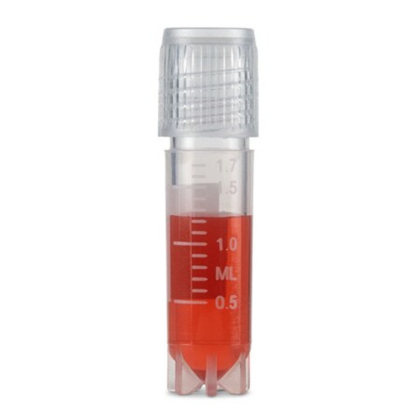 Globe Scientific Cryogenic Vial,2 mL,13.5 mm Dia,PK500 3030-2S