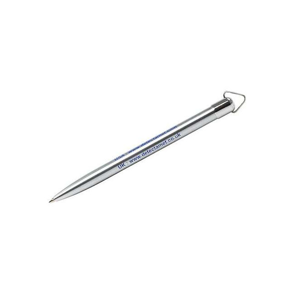 Detectamet Metal Case Pen,Black Ink,W/Split Ring,PK50 610-I02-DA04