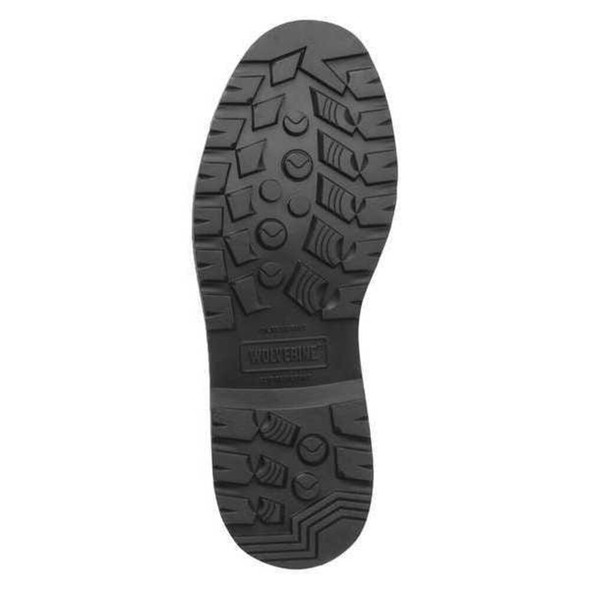 Men's 6-Inch Work Boot, 8 1-2 M, Steel Toe, 6 in H, Dark Brown, W10633