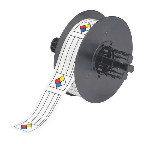 Brady Label, Red/Yellow/Blue/White, Labels/Roll: 300 B30-246-595-NFR