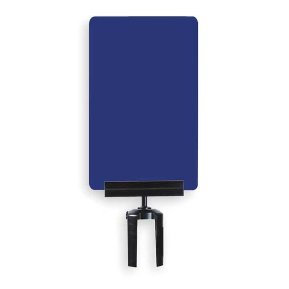 Tensabarrier Acrylic Sign,Blue,Line Forms Here S17-P-23-7X11-V-HDSB-1701-33