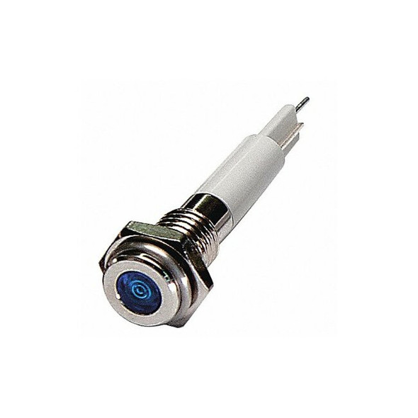 Manufacturer Varies Flush Panel Light, Blue, 24 V DC 24M040
