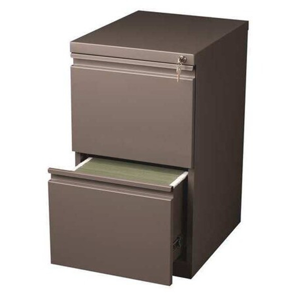 Hirsh Desk Pedestal,19 7/8" Depth,Medium Tone 19358 Hirsh Desk Pedestal,19 7/8" Depth,Medium Tone 19358