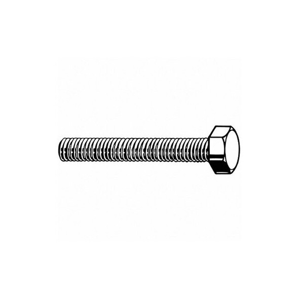 Grade 8, 3/8"-24 Hex Head Cap Screw, Black Oxide Steel, 3/4 in L, 50 PK