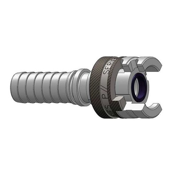 Dixon Barb to Thor Coupler,Barb,1/2,Brass 4PS6-B