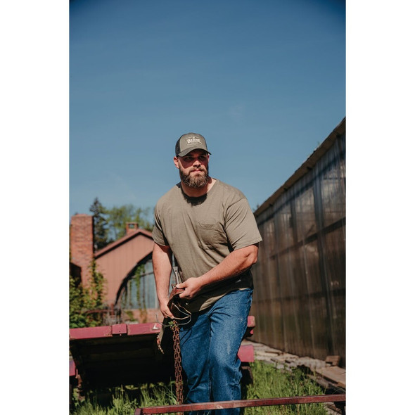 Berne Performance Men's Tall 4XL Lichen Short Sleeve Pocket T-Shirt