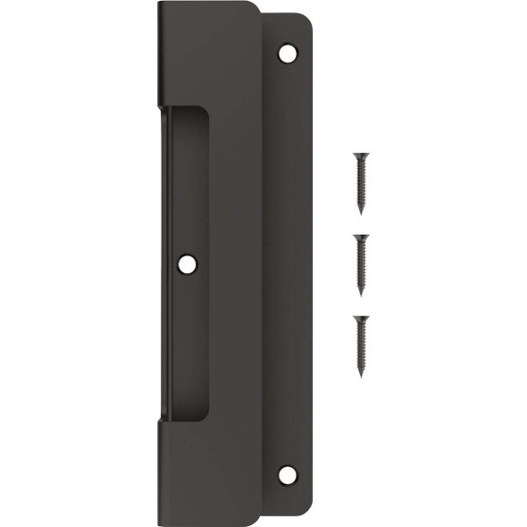 National Hardware 10 In. Black Ultra Modern Gate Pull N166-029