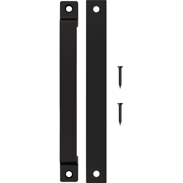 National Hardware 10 In. Black Modern Gate Pull N166-022 National Hardware 10 In. Black Modern Gate Pull N166-022