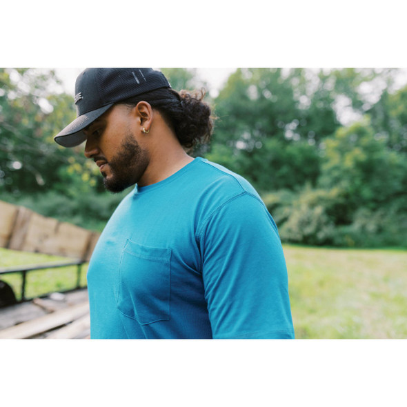 Berne Performance Men's Regular Large Riptide Short Sleeve Pocket T-Shirt BSM38RIPR440 752984
