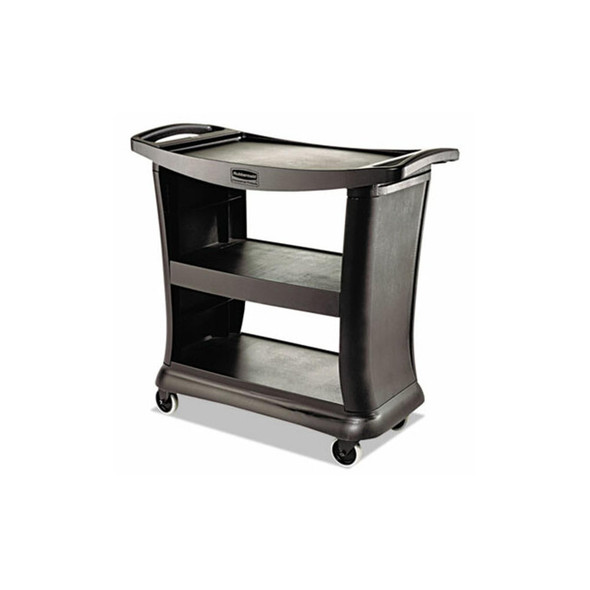 Rubbermaid® Commercial CART,SERVICE EXEC,BK FG9T6800BLA
