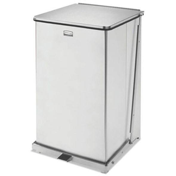 Rubbermaid® Commercial WASTEBASKET,STEP,25GAL FGST40SSPL