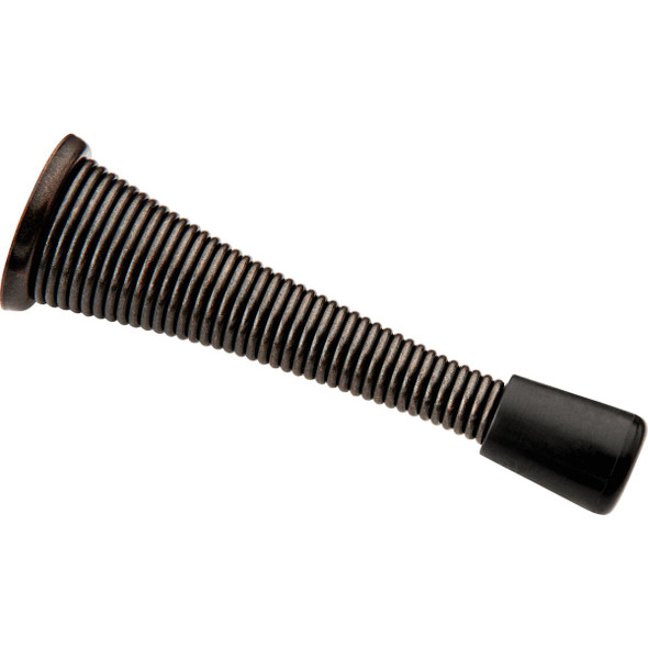 National Hardware 3 In. Oil Rubbed Bronze Spring Door Stop (5-Pack) N830-576