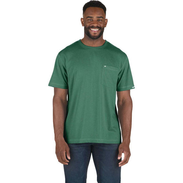 Berne Performance Men's 2XL Tall Pine Short Sleeve Pocket T-Shirt BSM38PNT520