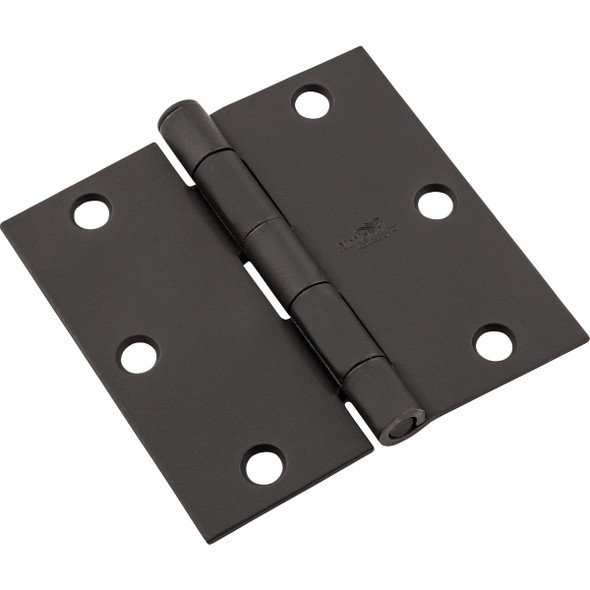 National Hardware 3-1/2 In. Black Door Hinge N830-425