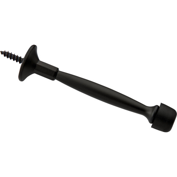 National Hardware 4 In. Matte Black Rigid Door Stop N830-551