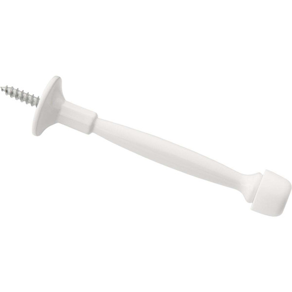 National Hardware 4 In. White Rigid Door Stop N830-552