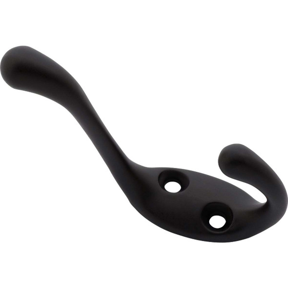 National Hardware Matte Black Heavy Duty Coat Hook N830-625