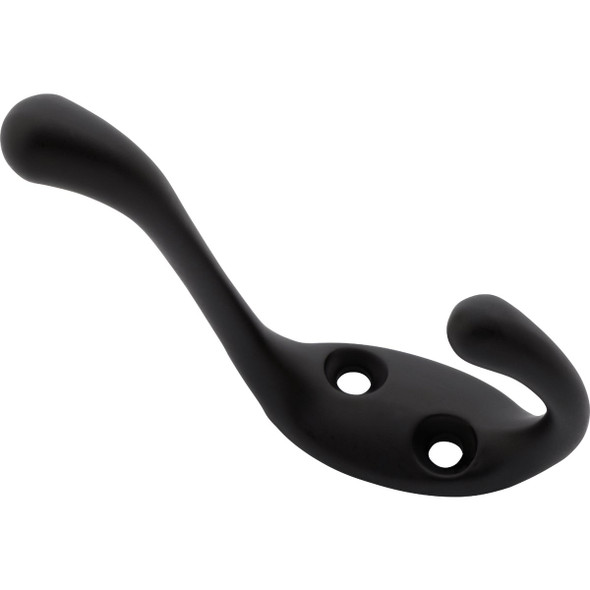 National Hardware Matte Black Heavy Duty Coat Hook N830-625