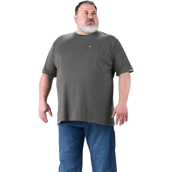 Berne Performance Men's Medium Slate Short Sleeve Pocket T-Shirt BSM38SLAR400 706497