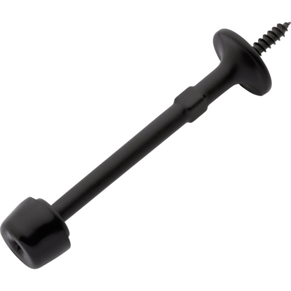 National Hardware 4 In. Matte Black Rigid Door Stop (Bagged) N830-583 National Hardware 4 In. Matte Black Rigid Door Stop (Bagged) N830-583