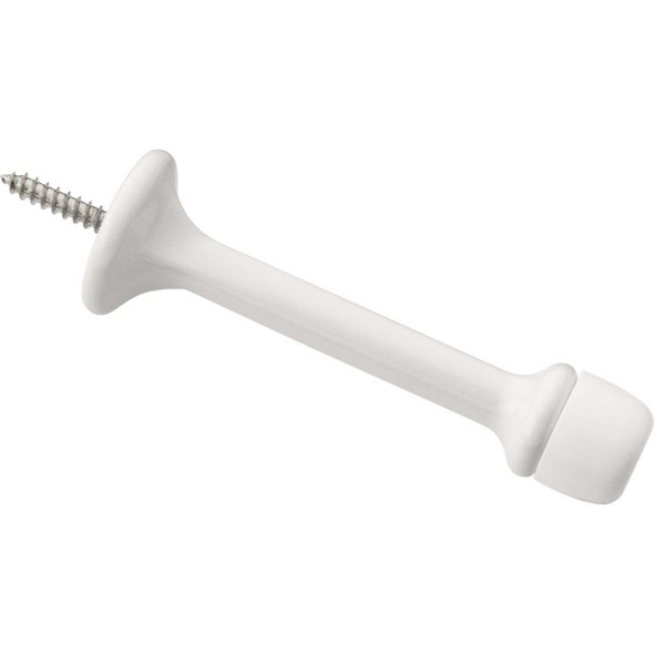 National Hardware 3 In. White Rigid Round Door Stop N830-549